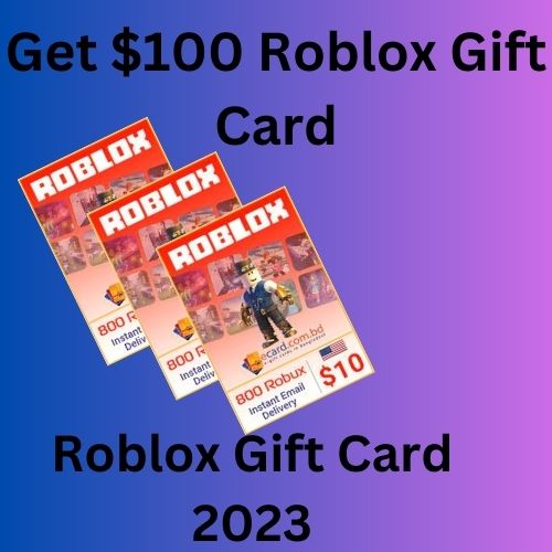 New Roblox Gift Card -2023