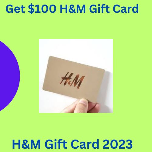 New H&M Gift Card -2023